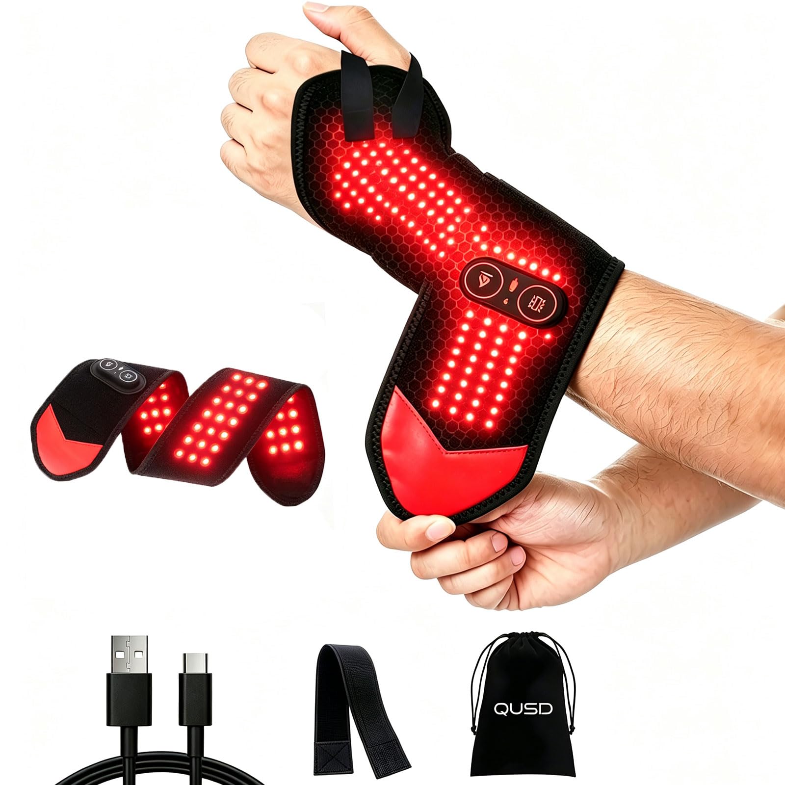 Photo 1 of QUSD Red & Infrared Light Therapy Wrap for Wrist