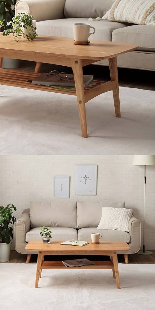 センターテーブル・ローテーブル M 不二貿易 ローテーブル センターテーブル 木製 豆型 シンプル