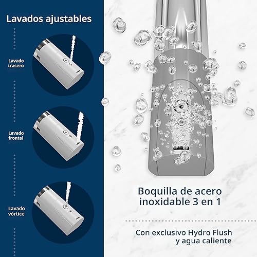 Miniatura 7 de Bio Bidet Bliss BB2000 - Asiento de inodoro inteligente, color blanco, alargado, de primera clase, agua caliente ilimitada, lavado en remolino