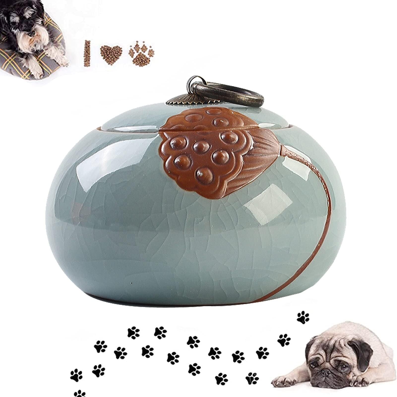 Pet Urn Pet Urns for Dogs Ashes Small, Cat Urn, Animal for Cats Medium,Dog for, Memorial, Cremation(Haustierurnen J)