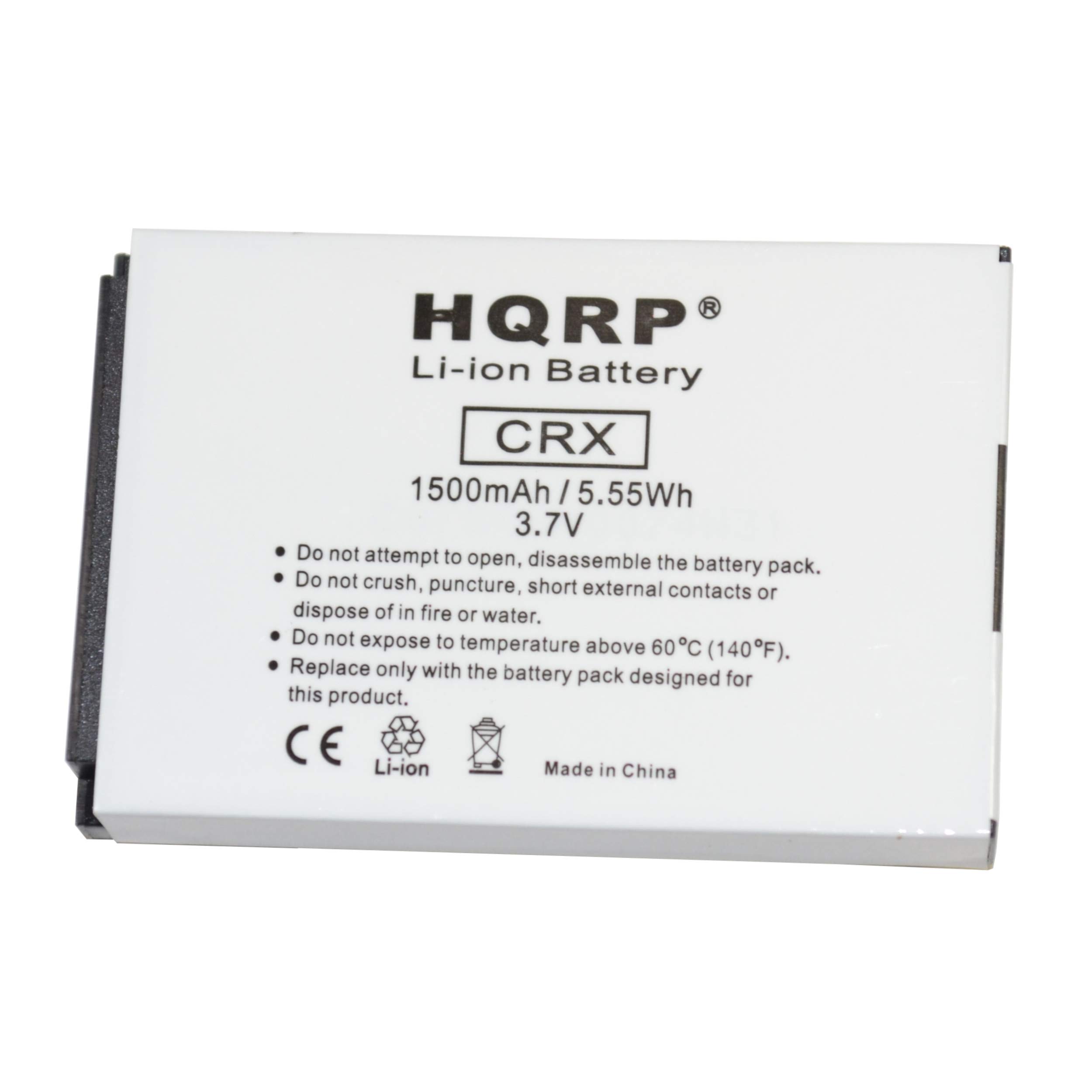 HQRP 2-Pack Battery compatible with GolfBuddy Ll-A10-04 LI-A11-05 LI-B03-02 GB3-BATT-REC Golf-Buddy Platinum, World Platinum (White Model Only), GB3-PLA-G-B, DSC-GB300 Range Finder, Size 54 x 36 x 8mm