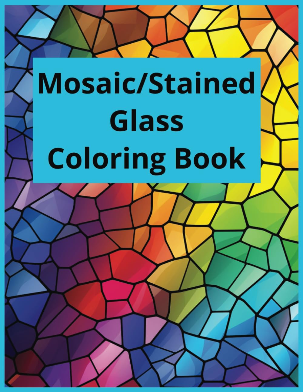 Mosaic/Stained Glass Coloring Book
