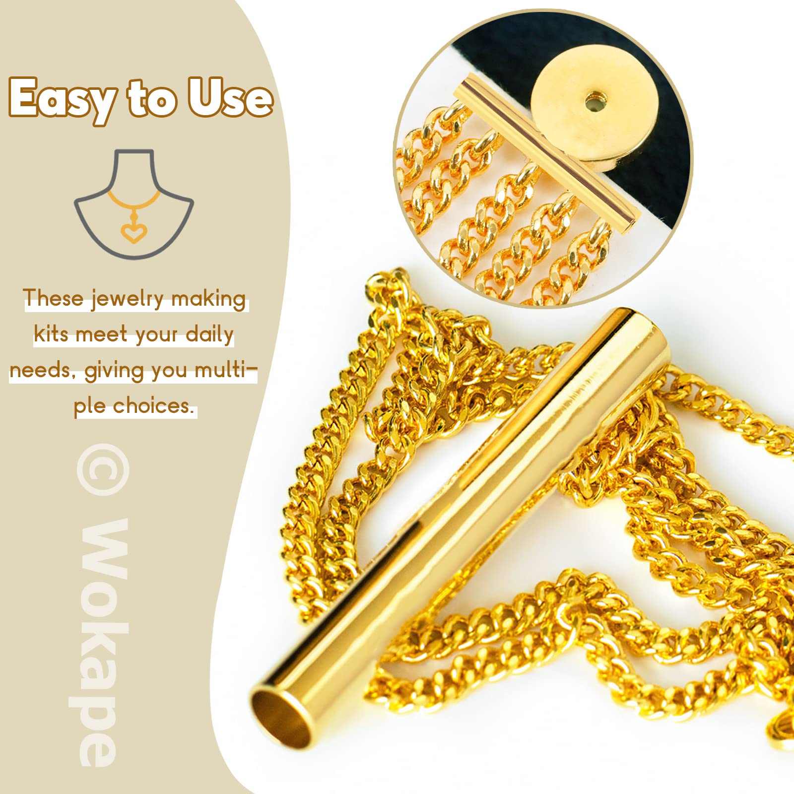 Wokape Lot De 641 Fermoirs Coulissants De 5 Tailles Avec Pince