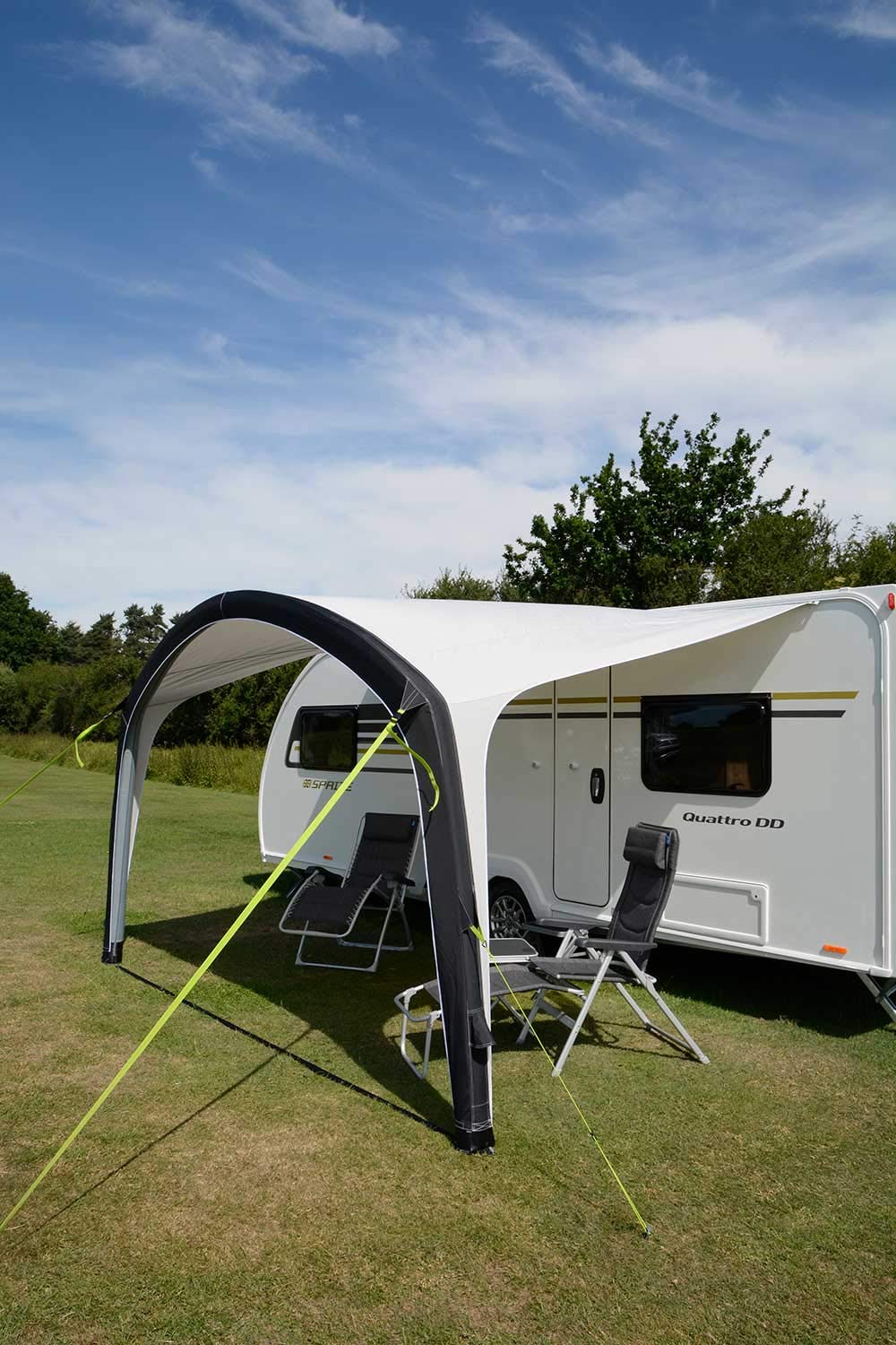 Kampa Sonnensegel Sunshine Air Pro 400 wei/schwarz - Aufblasbares  Sonnensegel mit Weathershield Pro-Material und UV-Schutz - Ideal fr  Schattenbereitstellung und Wetterschutz : Amazon.de: Sport & Freizeit