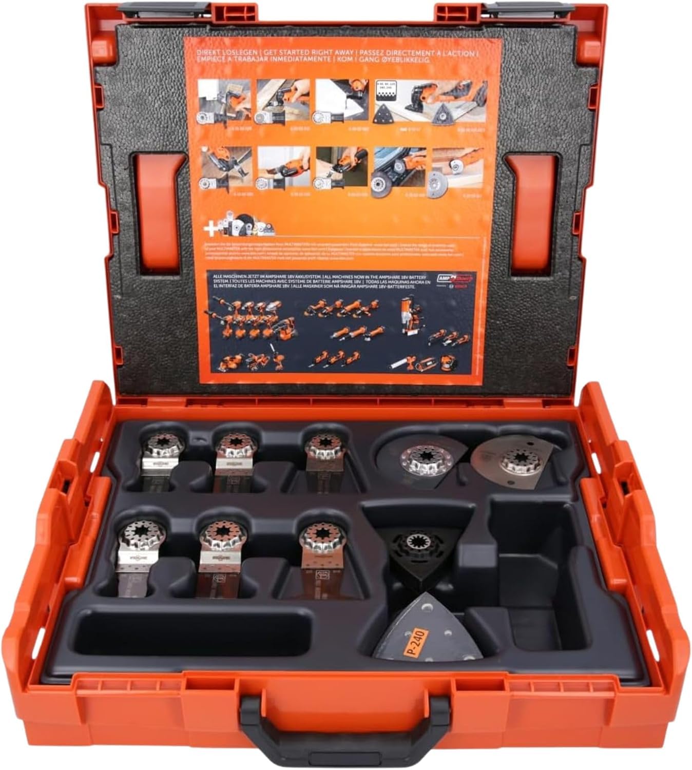 FEIN Starlock L-BOXX 102, Set utente con un ampio assortimento di accessori originali FEIN nella valigetta L-BOXX 102