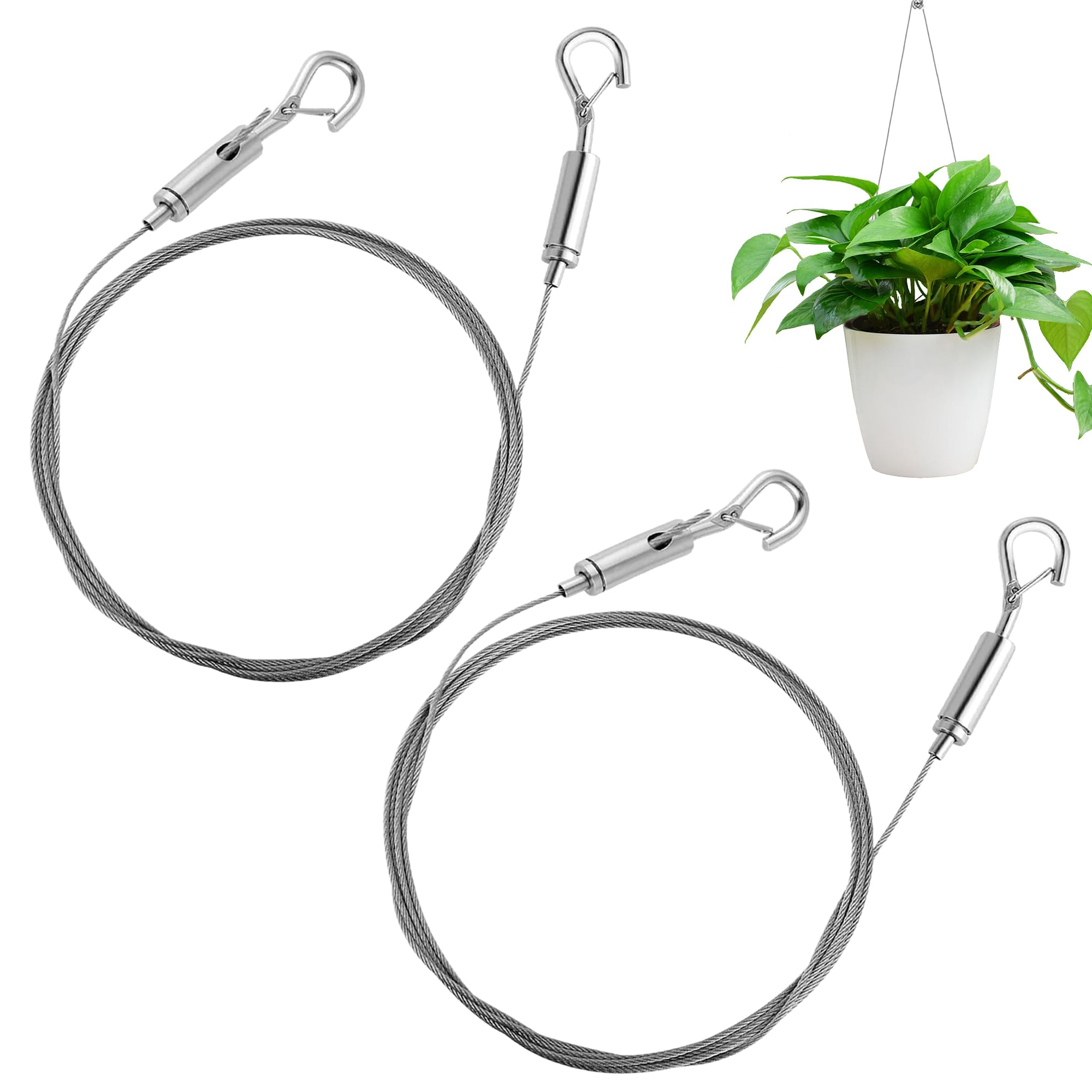 2Pcs Picture Hanging Wire Kit, Mirror Hanging Kit Heavy Duty