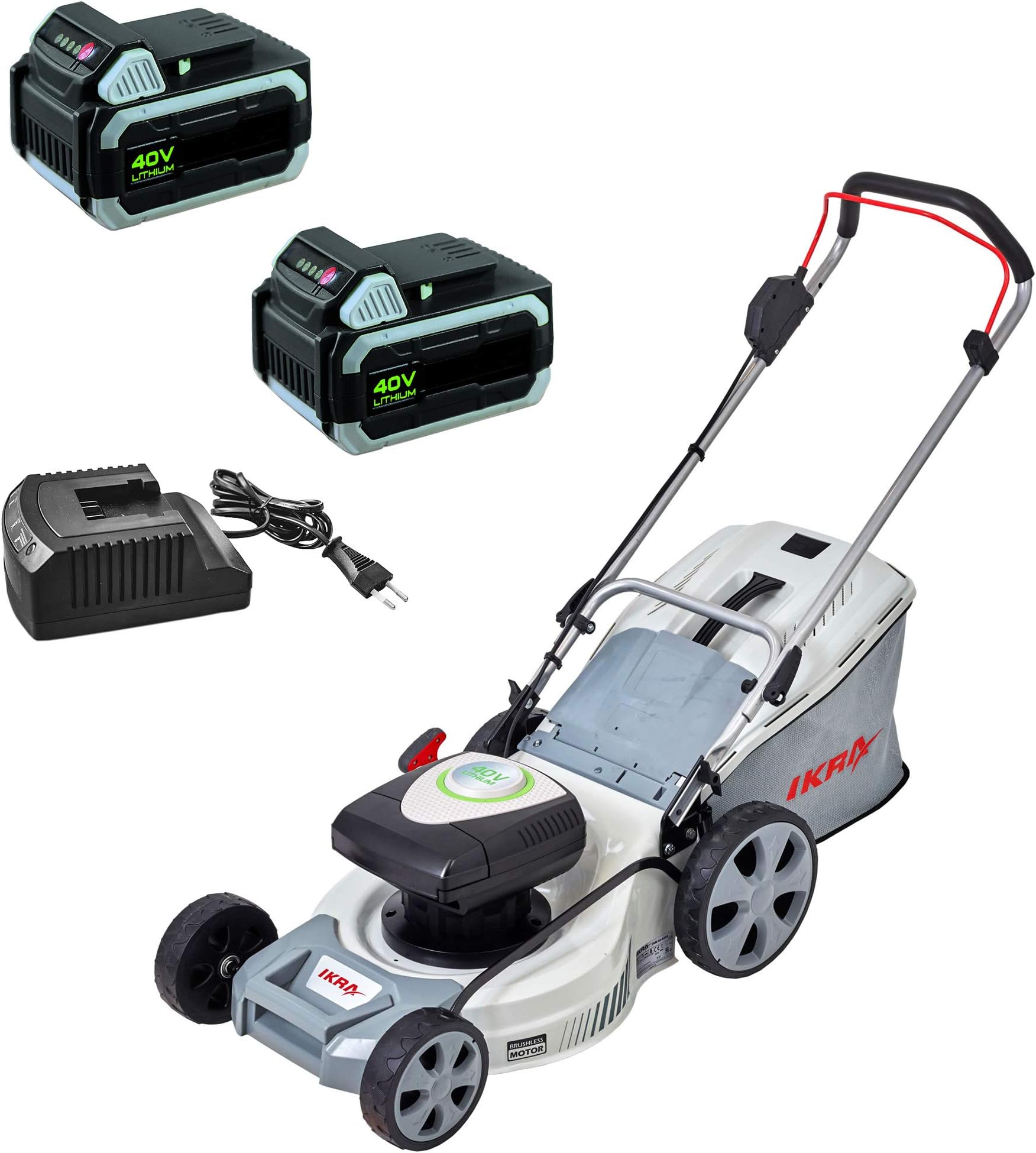 Worx Wg749e Akku Rasenmäher 40v 2x20v Powershare Radantrieb 