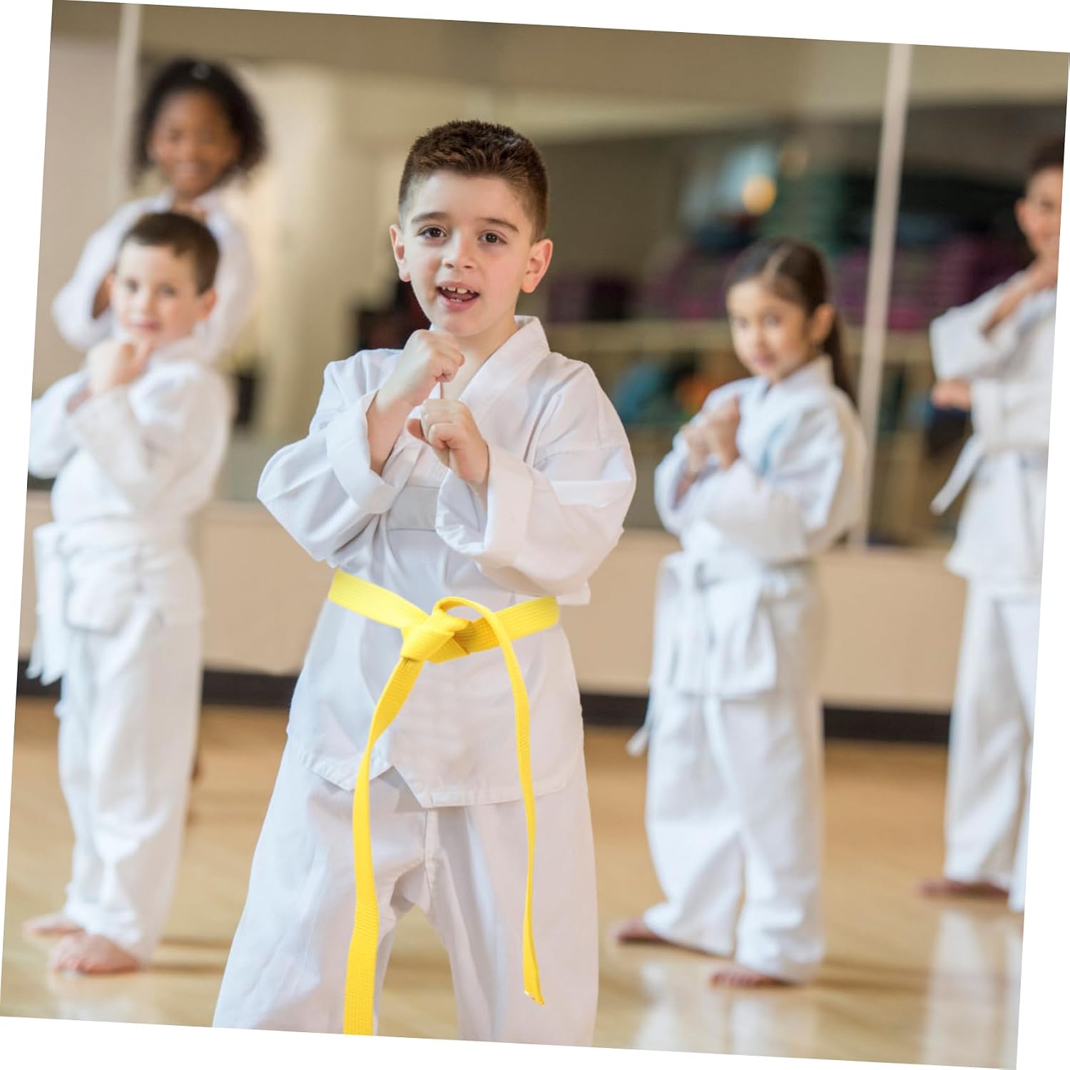 2.4m Multi-function Martial Art Belt Karate Belt Lightweight Breathable Non-shrink Non-fade Washable for Taekwondo Karate Kickboxing