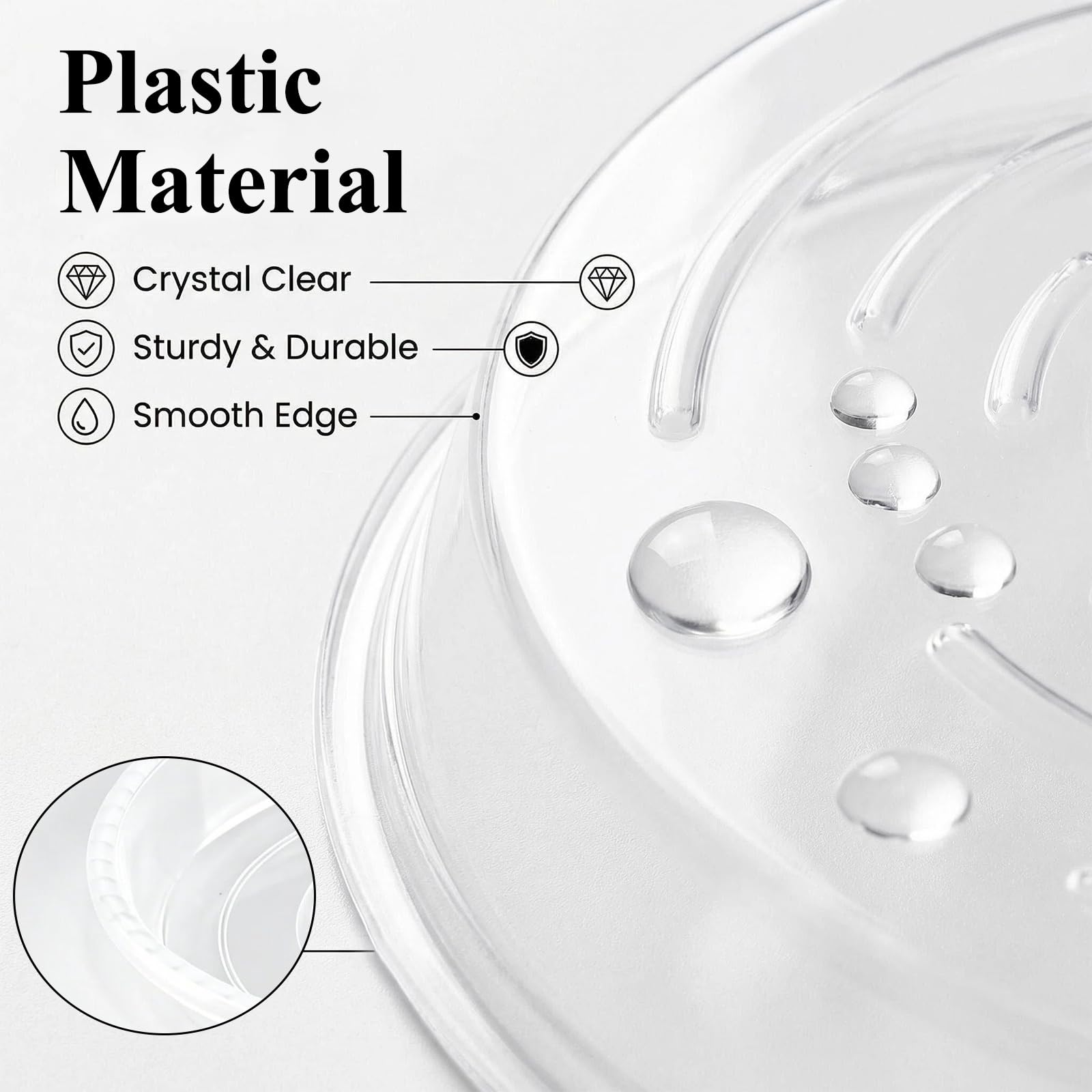 Plant Saucers - 20 Pack Drip Trays -5