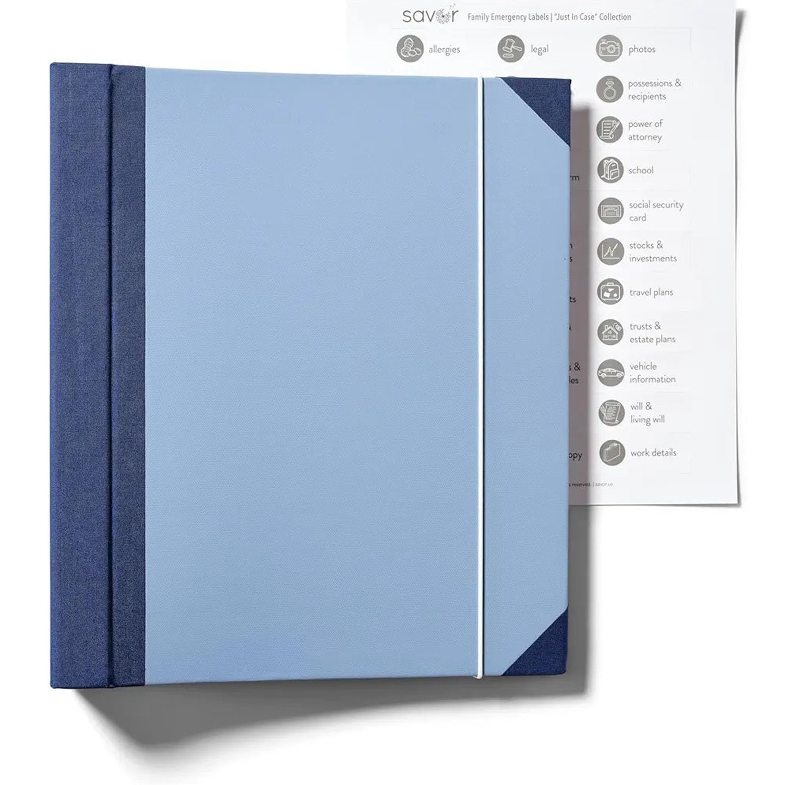 Carpeta Organizadora Documentos Carpeta Organizadora 'If I Die' - Folio Expandible Para Documentos Importantes Guarda Documentos