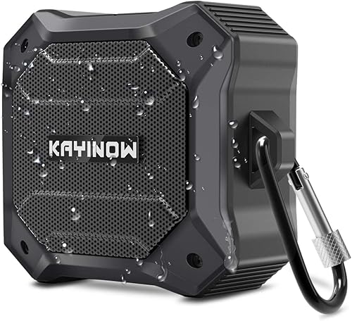 Altavoz Bluetooth impermeable IPX7 de 5 W actualizado, altavoz inalámbrico vibrante, sonido estéreo fuerte, emparejamiento estéreo TWS, 12 horas,