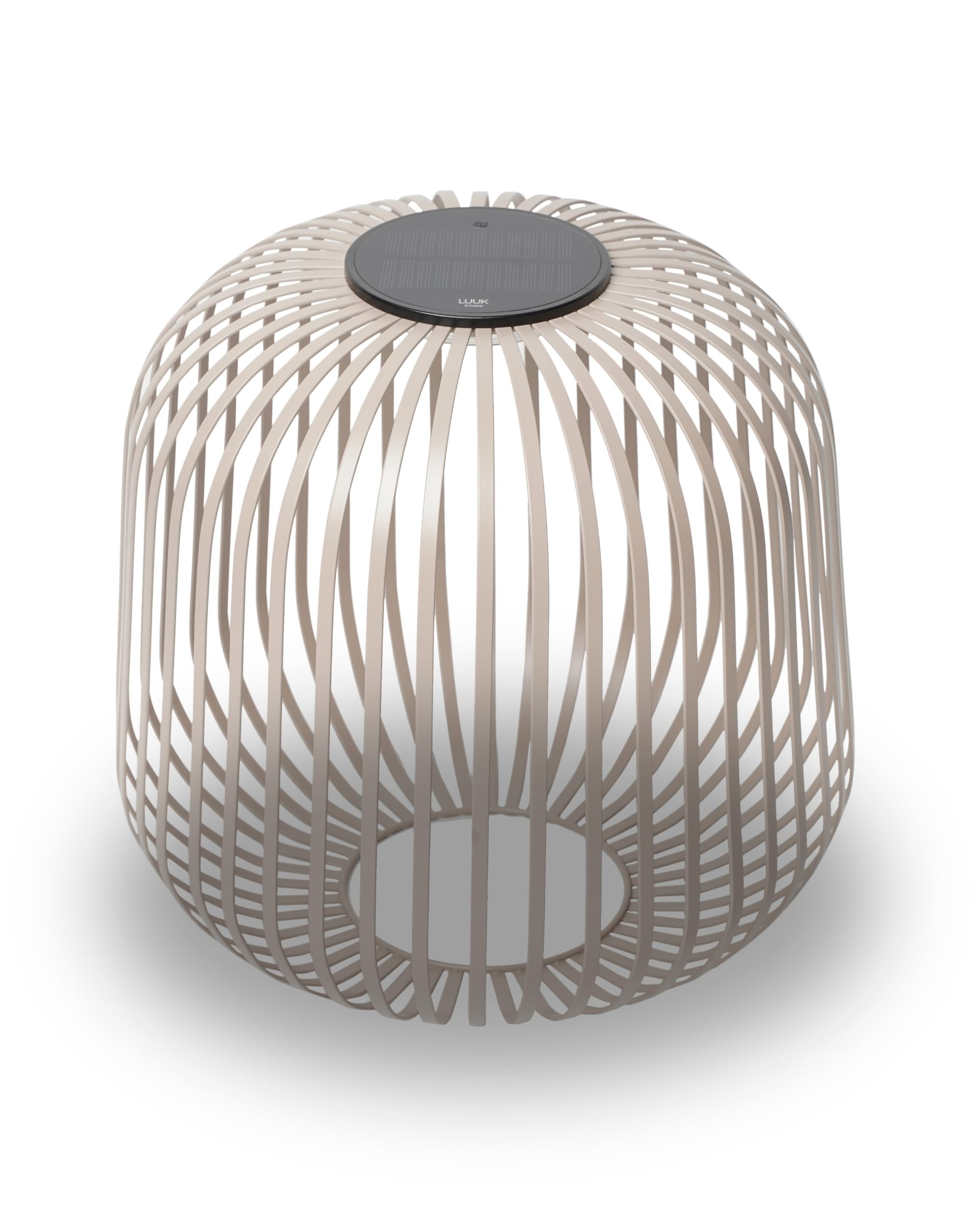 LUUK Studio SOLIS Wireless Solar LED Bedside Lamp, Warm White Dimmable Glow, Cordless Indoor Lantern & Outdoor Light, USB-C Rechargeable, Bedroom, Balcony, Patio, Soft Contemporary, Warm Taupe, Size L-image-37