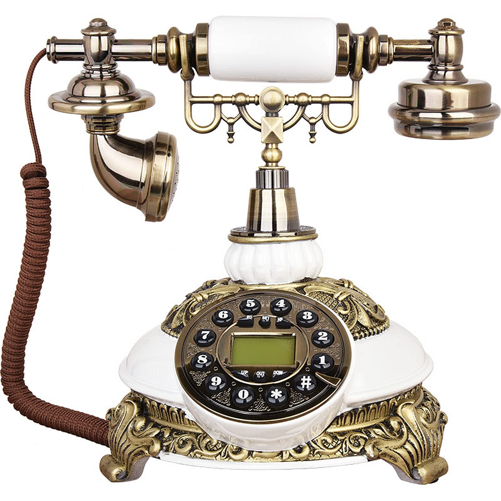 Telefon Zabytkowy, Telefon Retro, Antyczny Telefon Stacjonarny, Telefon Stacjonarny Na Biurko I Do Dekoracji, Stary Telefon Do Domu, Biura, Hotelu