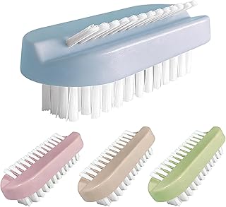 Nail Brush for Cleaning Fingernails 2 Sided Hand Fingernail Scrub Brush with Soft Stiff Bristles Nail Cleaning Brush 4PCS Nail Scrubber Brushes for Men Women Kids