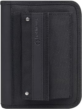 FranklinCovey - Friday Ring-Bound Binder for FranklinCovey Planners | Nylon - Zipper Binder Pocket, Black