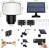 solar lamps for outdoor use with remote control led solar spotlight with motion detector 3000/5000/7000k solar outdoor spotlight with 3 lighting modes ip65 waterproof solar light for garage yard front door garden [energy class a]
