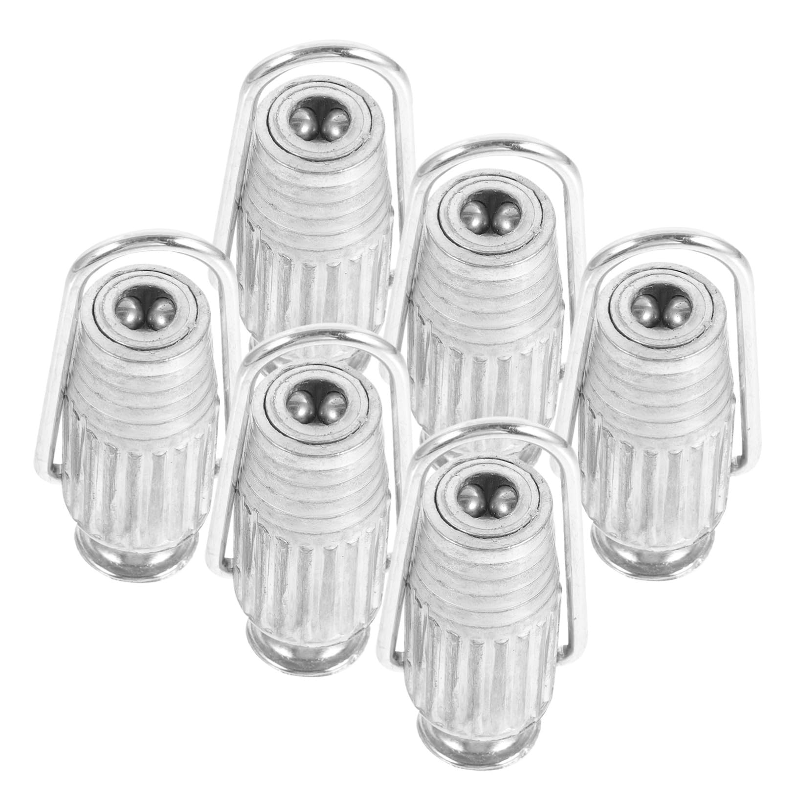 Zerodeko 6 Stück Wäscheleinenspanner Wäscheleinenspanner Spanner Für Wäscheleinen Wäscheleinenschnurspanner Kleidungsleinenspanner Seilspanner Aluminium Silber