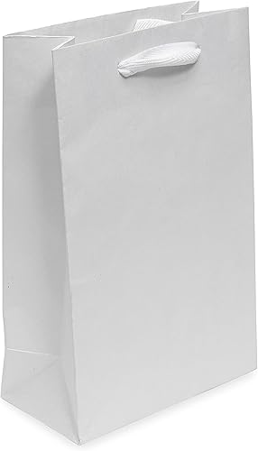 Miniatura 8 de Prime Line Packaging Bolsas de regalo de papel kraft, mini bolsas de regalo con asas para baby showers, bautizo, bodas, vacaciones, recuerdos de