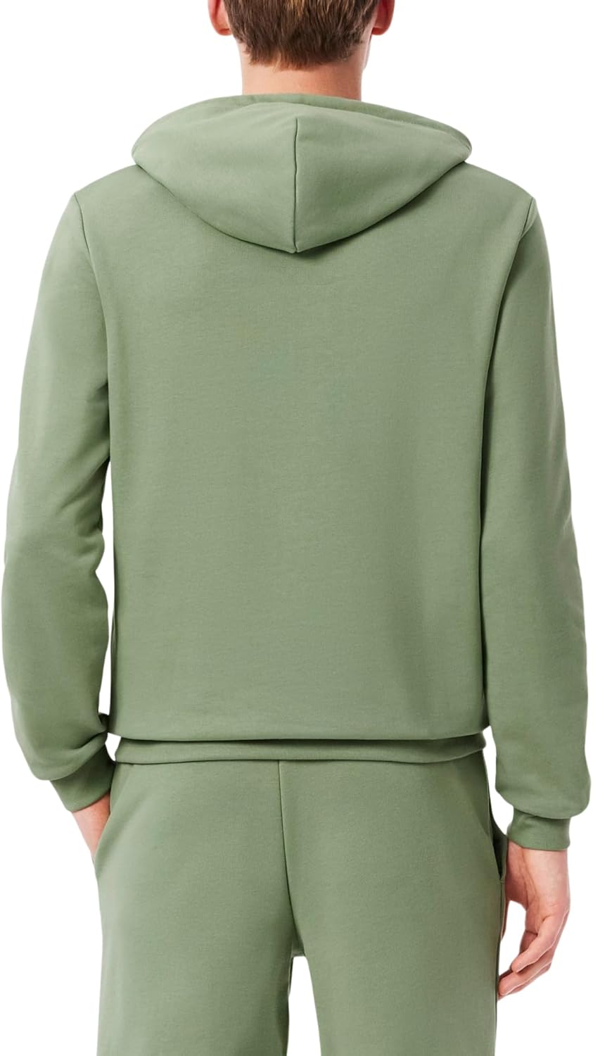 Lacoste mens Cotton Fleece Hoodie - Image 3