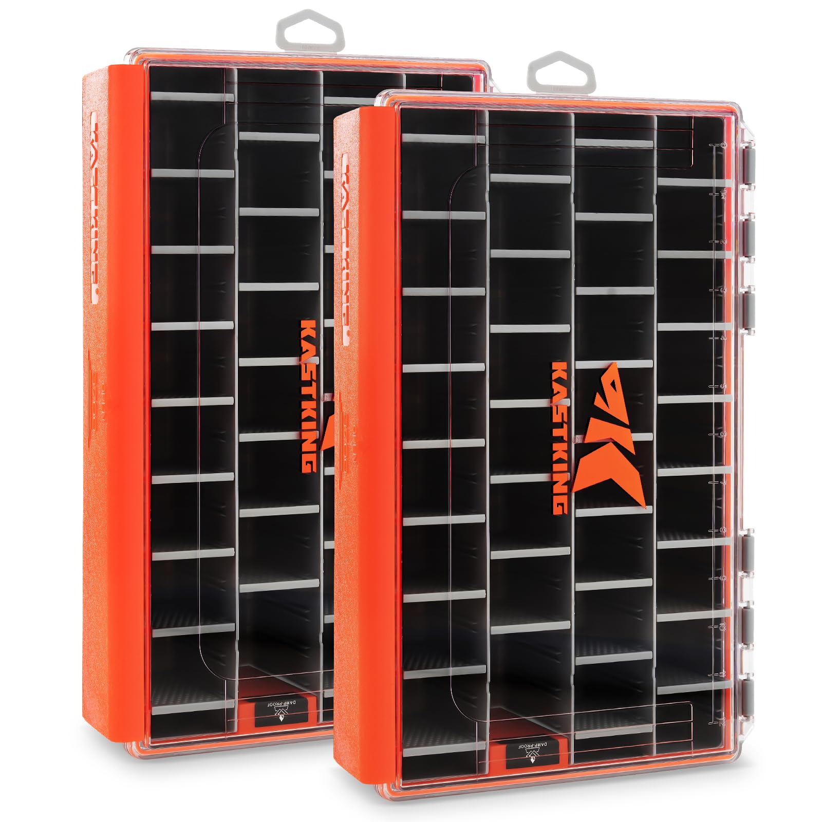 KastKing HyperSeal Waterproof Tackle Box, 3700 Deep Tackle Trays