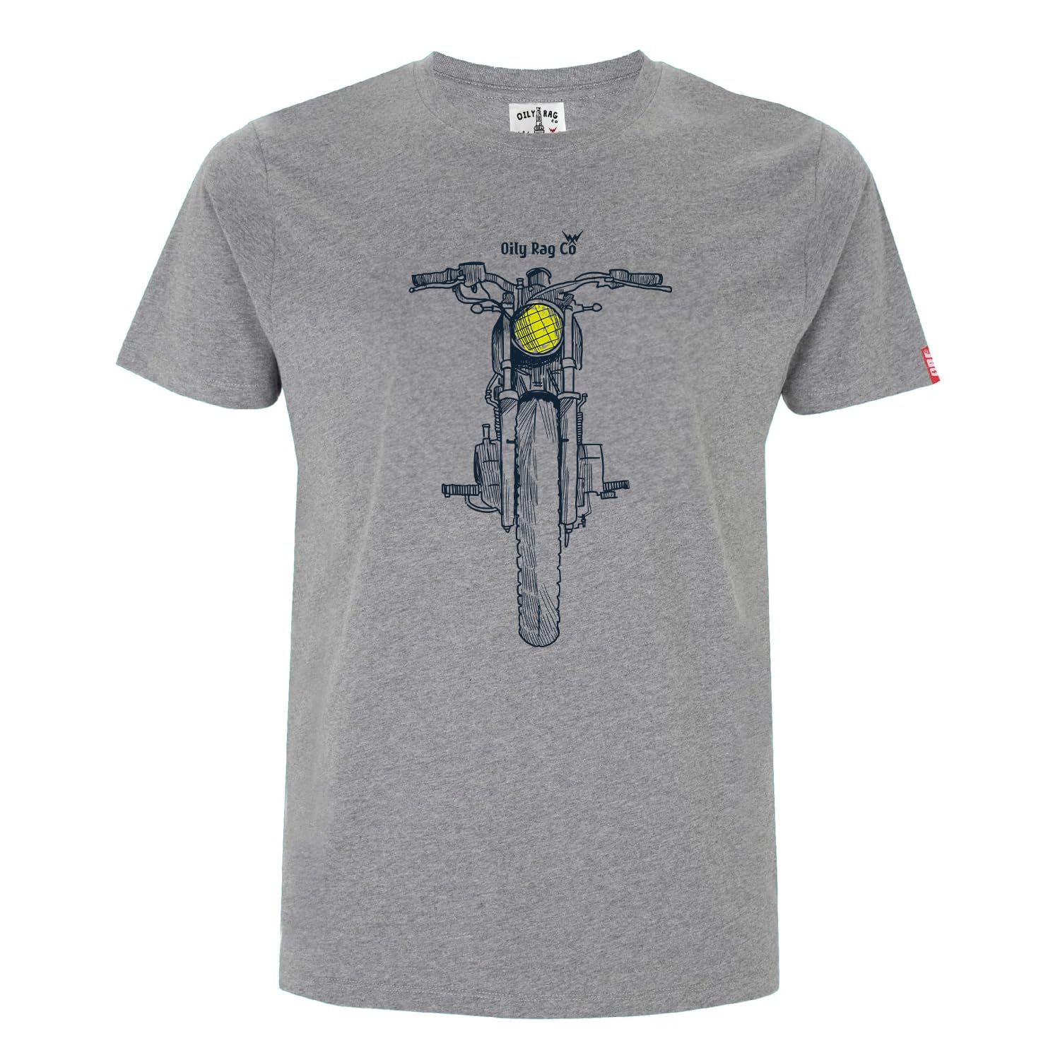 Oily Rag Cafe Racer Motorcycle Club Men's T-Shirt Top Tee Original - Oil and Cloth British Vintage Retro Biker Motorbike Enthusiast Gifts Presents