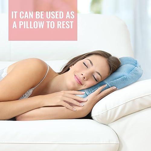 Miniatura 10 de Marsui Almohada decorativa de conchas de mar rosa, decoración de habitación preparada, regalo de fiesta de Navidad, cojín suave para silla de