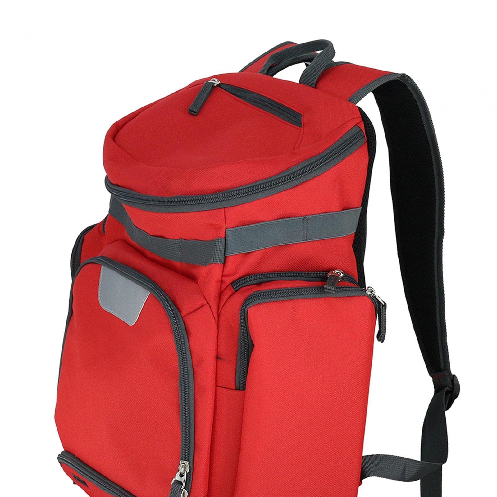 CALANDIS™ Basketball Backpack Bag Sackpack Wear Resistant Material for Men Comfortable Red | Equipment Bags | Clothing, Shoes & Accessories | Baseball & Softball | Team Sports-picture-29