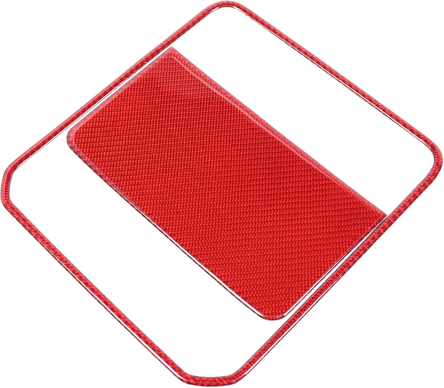 Daeiclru Front Reading Light Trim Panel Cover Compatible with Toyota Tacoma 2024 2025, Roof Reading Light Lamp Trim Cover Interior Decorative Accessories (Red)