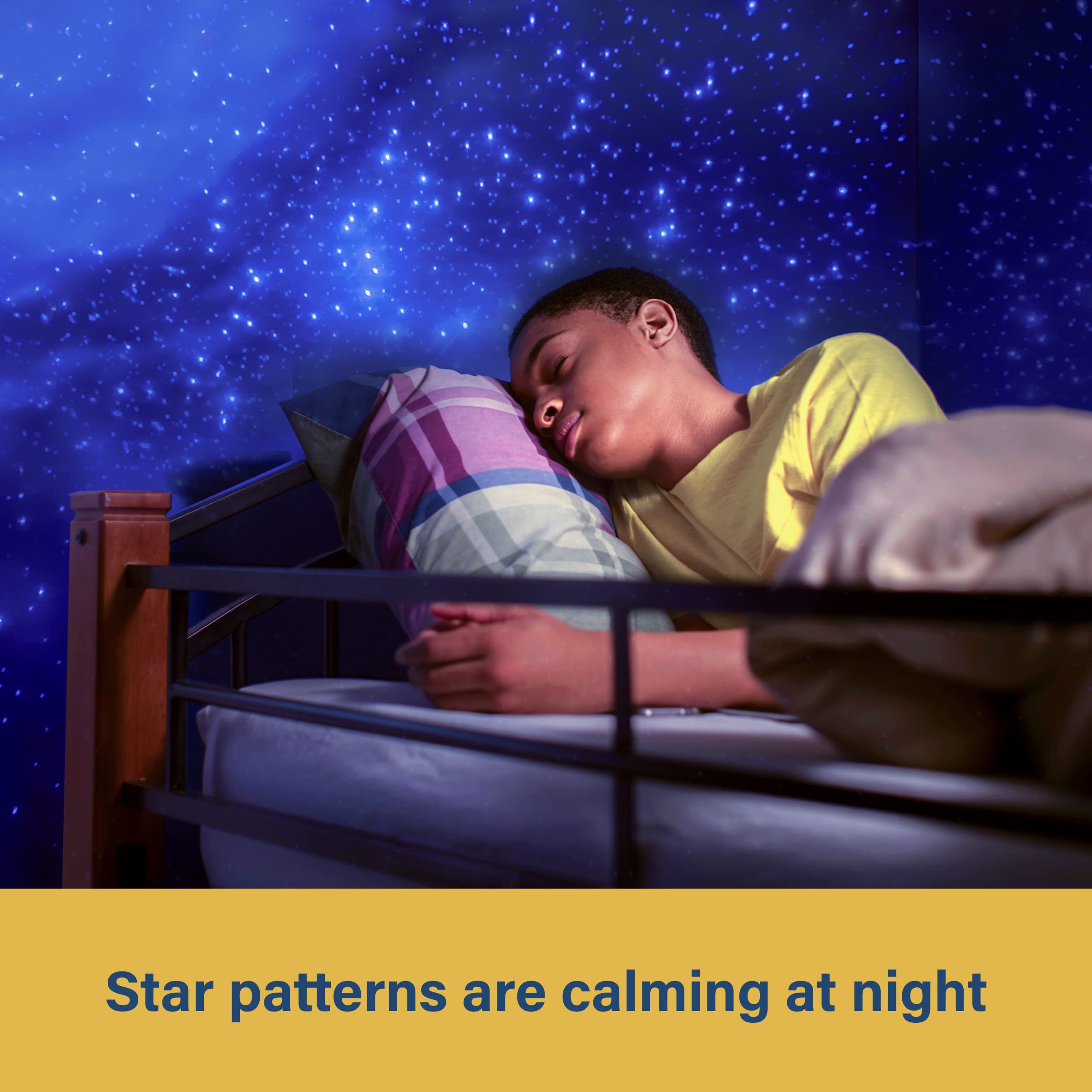 KINDERLITE Galaxy Projector Star Projector, DreamLite Animated LED Galaxy Light, Nachtlicht Projektor mit Touch Control Auto-Off Timer, ​Starlight Projektor