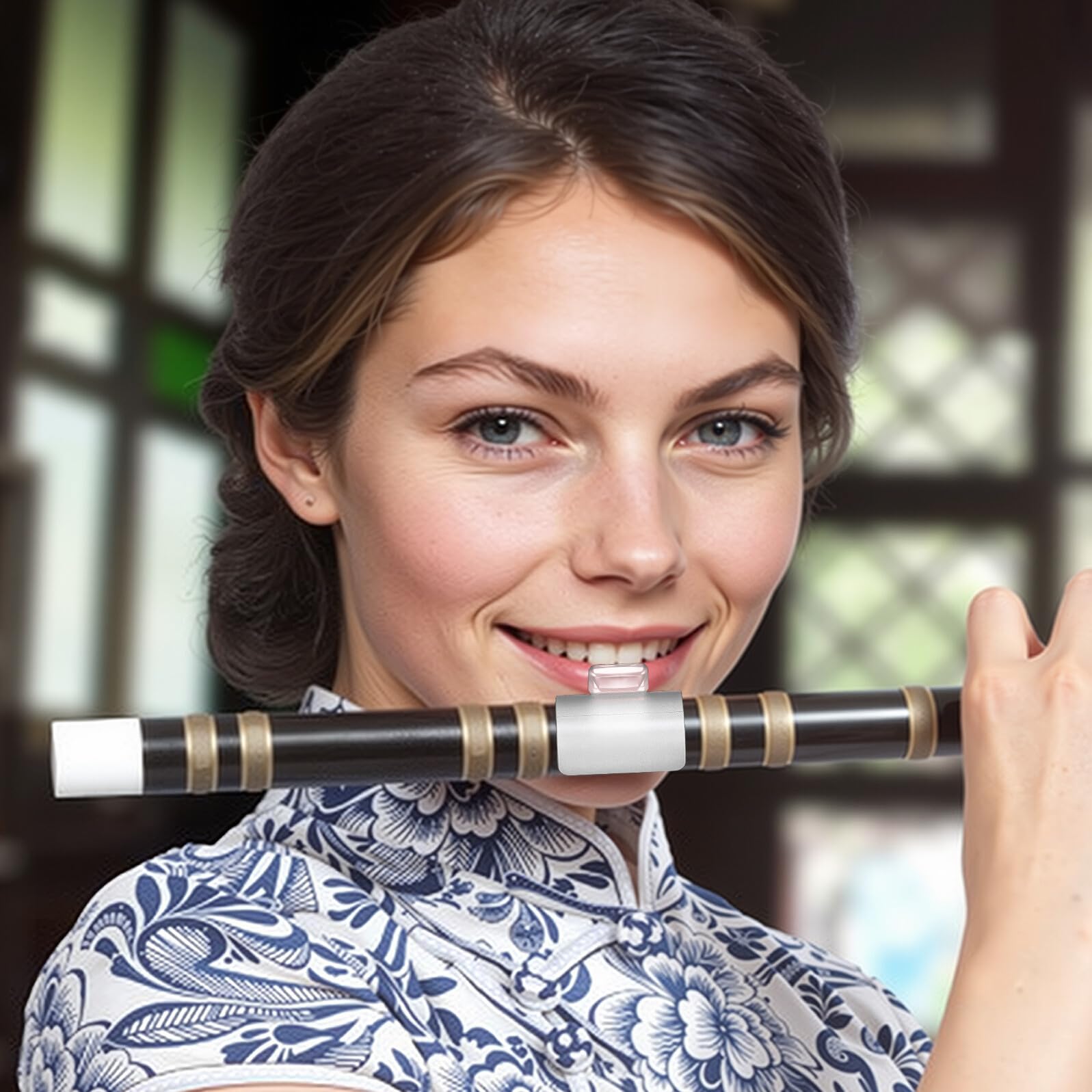 TOYANDONA Embouchure de Flûte en Pvc Blanc, Accessoire pour Apprentissage Flûte, Surface Lisse, Facile à Utiliser, pour Débutants et Joueurs Professionnels