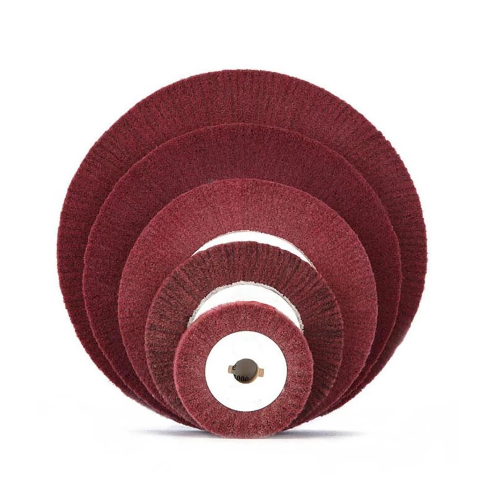 Disque de Polissage en Nylon Non tissé for meule Abrasive 100/125/150/200/250/300 mm, alésage 20 mm, épaisseur 1''/2''(50mm Thick,200mm)