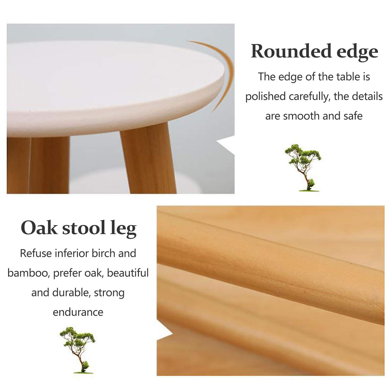 NIUXICH Sgabello per piante e fiori, sgabello da esposizione, in legno, stile moderno, supporto per vasi da fiori per ufficio, stanza, decorazione interna ed esterna