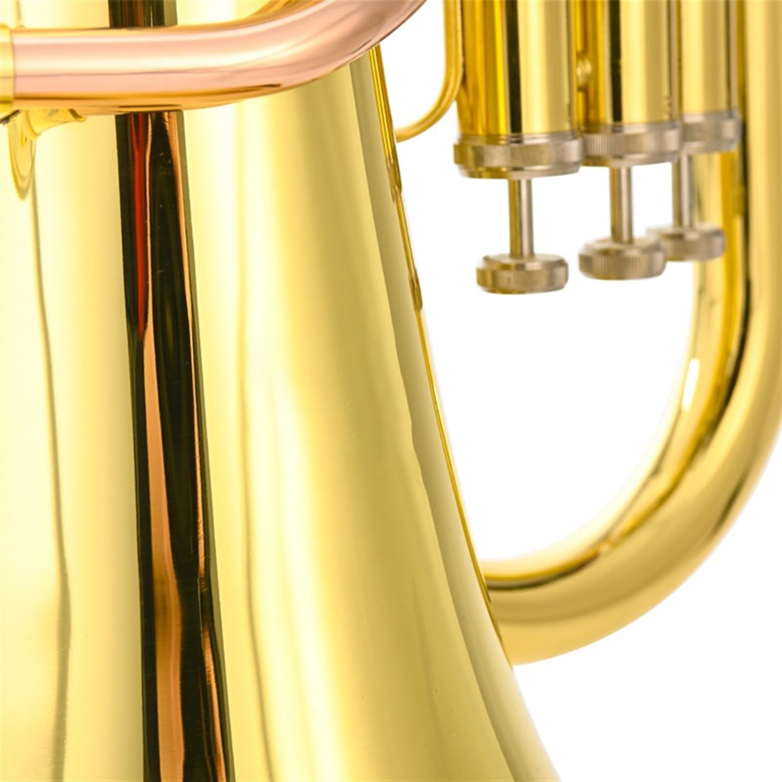 Professionelles Euphonium B-Dur-Euphonium Mit Drei Ständern, Messingfarbe, Gold, Professionell Spielendes Blechblasinstrument Mit Zubehör