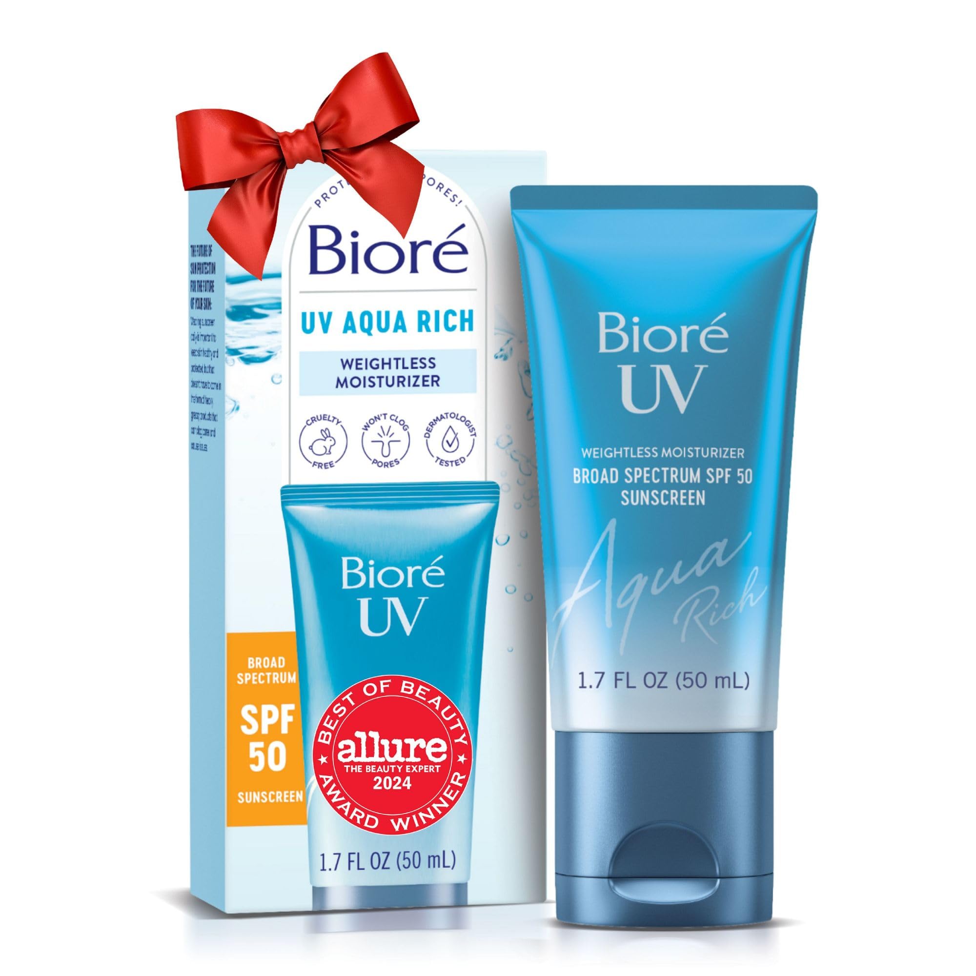 Bioré, Aqua Rich SPF 50 Daily Moisturiser & Face Sun Protection 1.7 oz