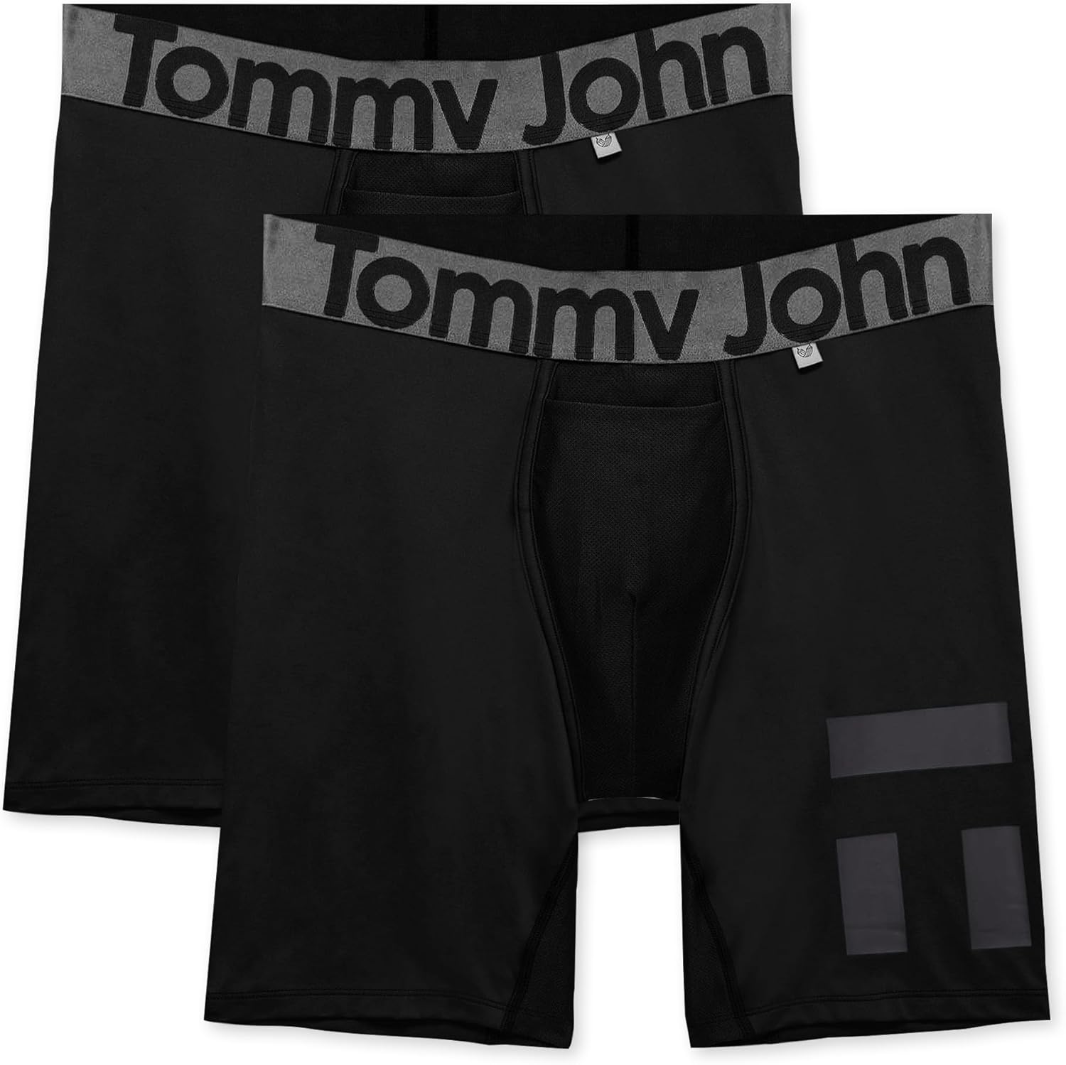 Size S...Tommy John Men’s Underwear – 360 Sport Boxer Briefs with Contour Pouch and Longer 8 Inseam – Moisture Wicking Underwear