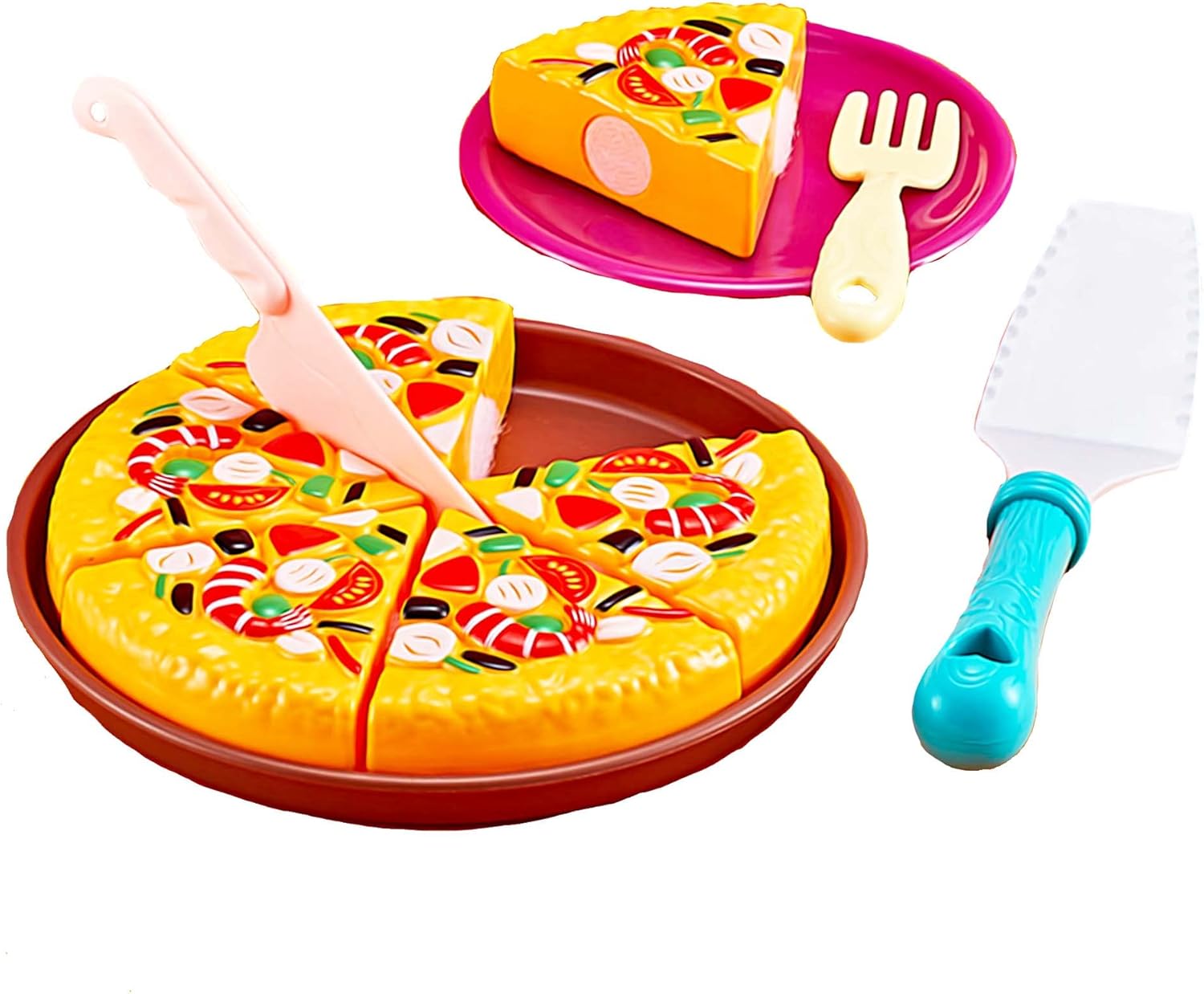 Kinderküche Zubehör Set - 42-teiliges Fast Food Spielzeug Für Rollenspiele Ab 3 Jahren