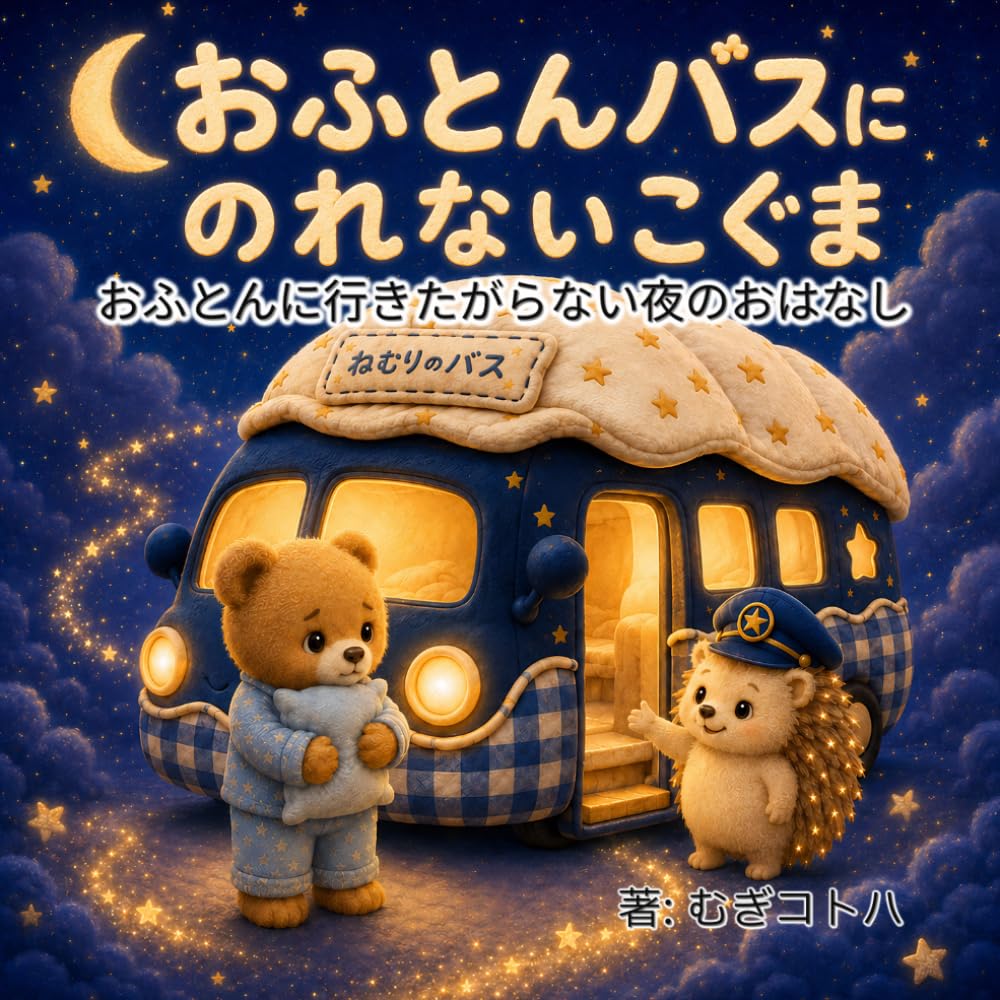 おふとんバスにのれないこぐま: おふとんに行きたがらない夜のおはなし