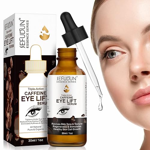 Miniatura 1 de Suero de ojos con cafeína, suero de elevación de ojos con cafeína para ojos hinchados y ojeras, crema de ojos con cafeína para bolsas hinchadas