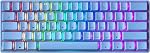 GK61 Clavier de jeu mécanique - 61 Clés Multi Couleur RGB Illuminées LED Fil rétro-éclairé programmable pour PC/Mac Gamer Clicky Switch (Gateron Optical Blue)