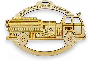 Personalized Fire Truck Ornament: Your Blazing Holiday Keepsake