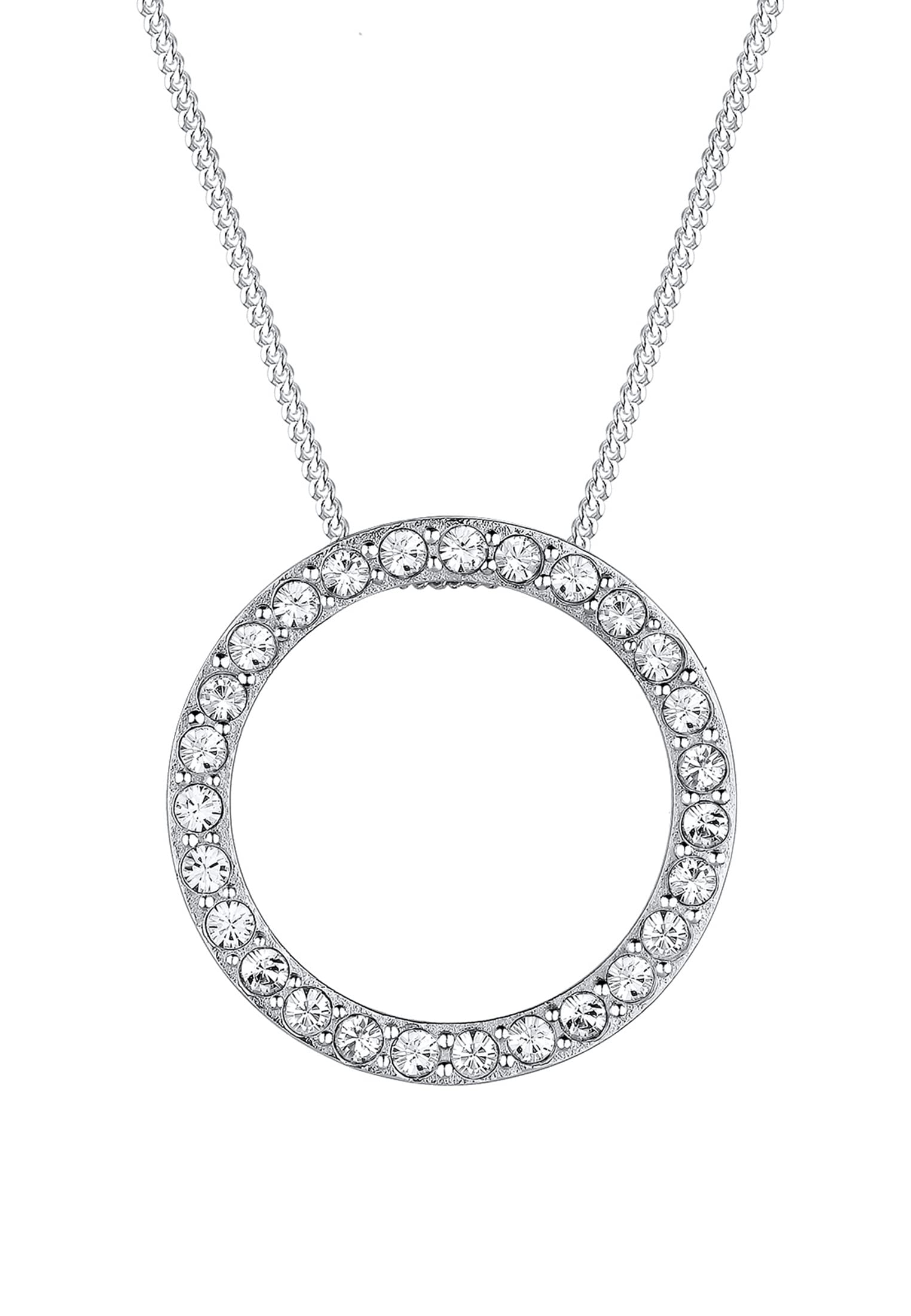 Elli Necklace Elli Necklace Circle Karma Crystals 925 Sterling Silver