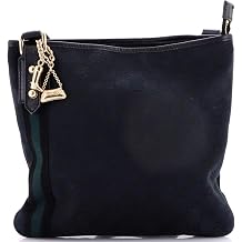 Pre-Loved Jolicoeur Messenger Bag GG Canvas, Black