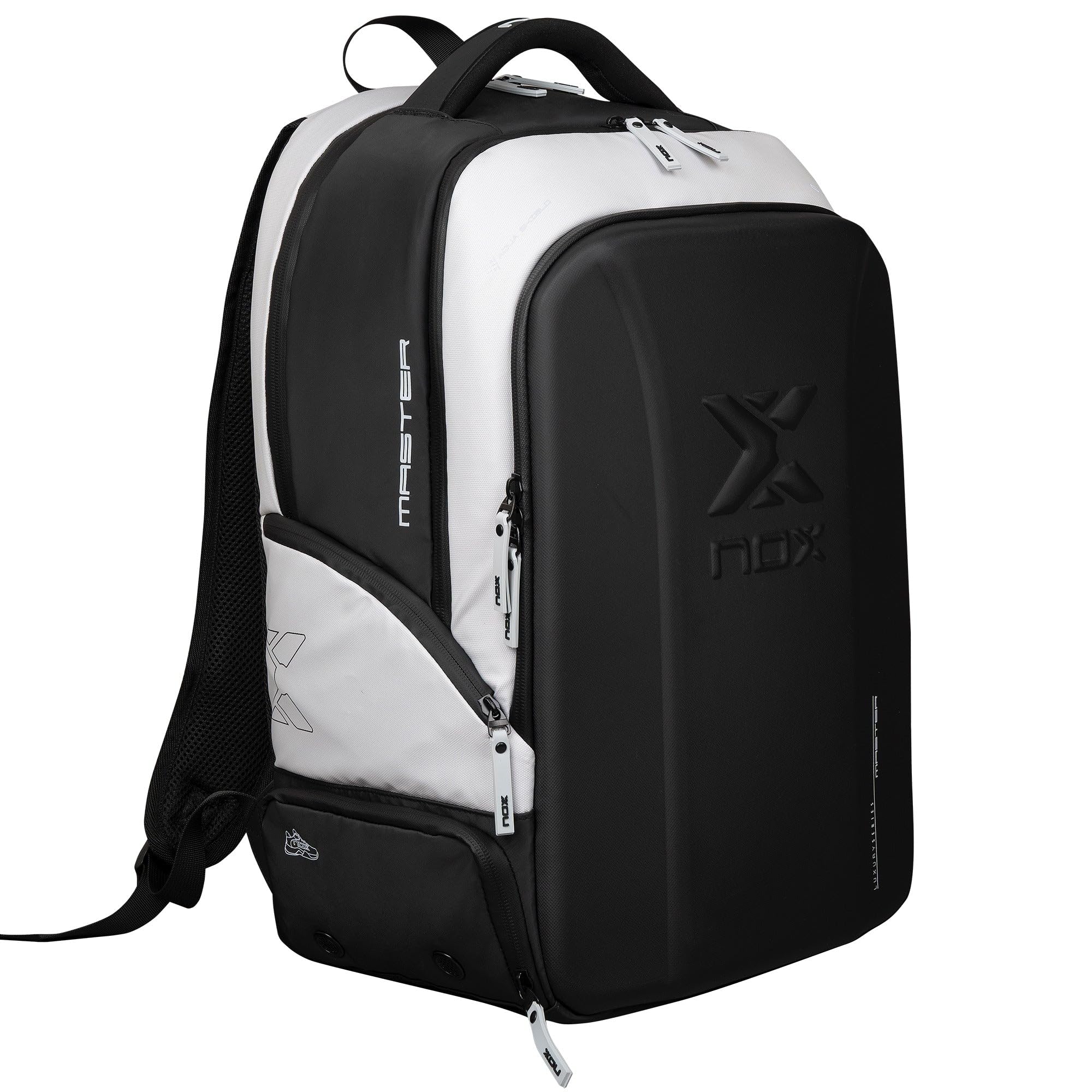 NOX Luxury Master Backpack, Black/White, L