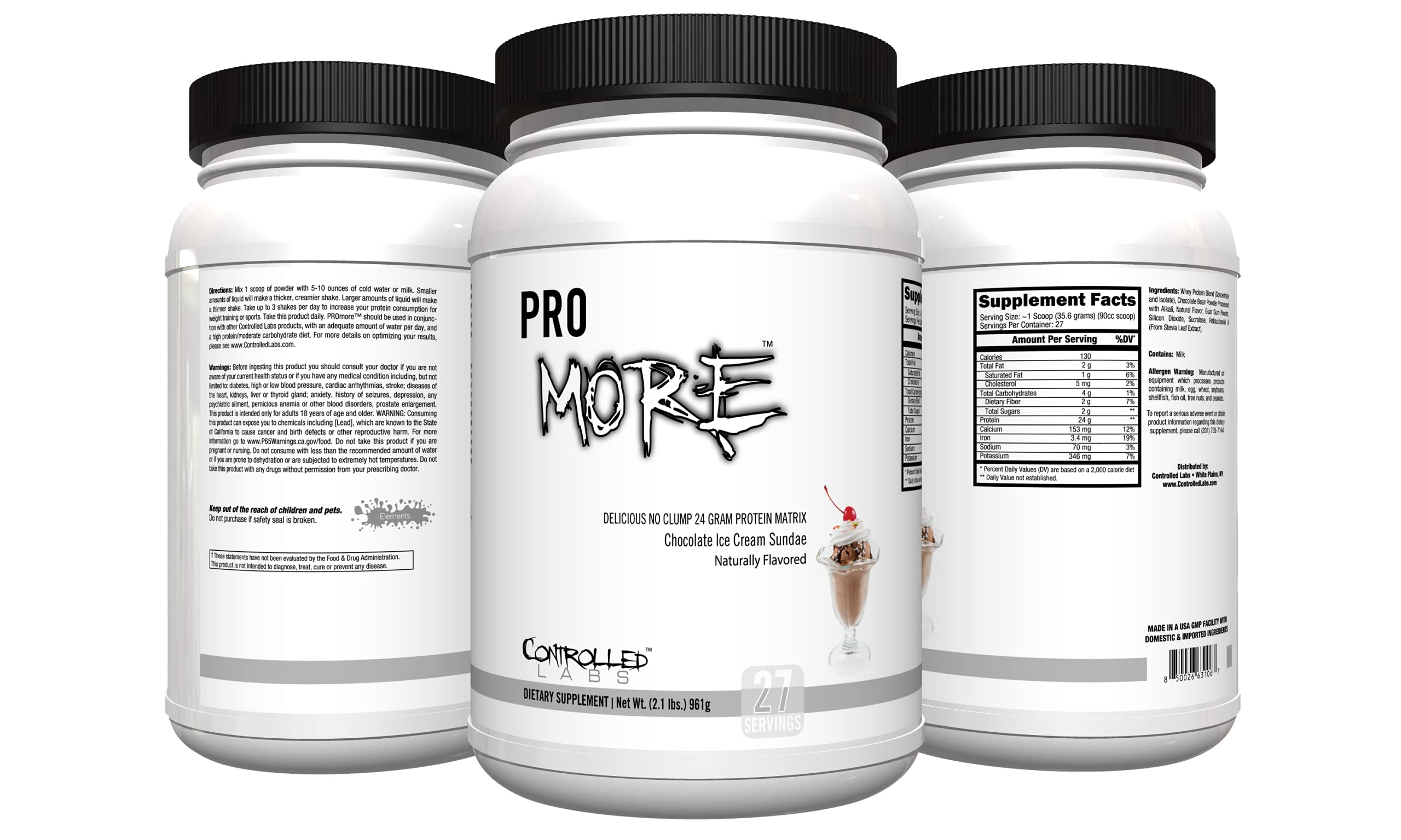 Amazon.com: CONTROLLED LABS PROmore Protein Powder (27 Servings