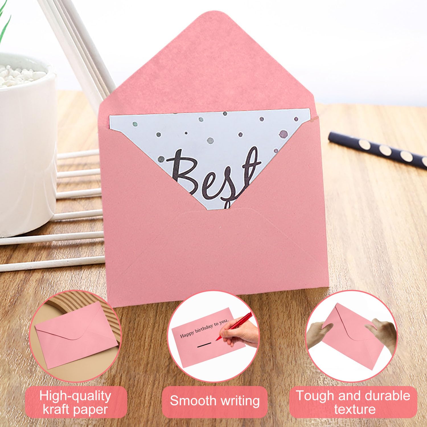 50 Buste Colorate B6 In Carta Kraft 17.5x12.5 Cm – 25 Colori Diversi, 120 G/m², Per Regali, Matrimoni, Natale E Fai-da-Te