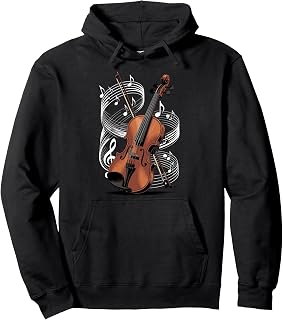 Cool Violin Art For Men Women Violin Teacher Violin Player Pullover Hoodie