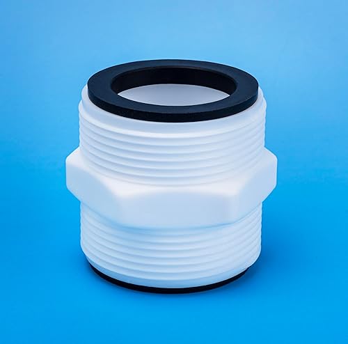 Adaptador divisor de manguera de piscina para Intex Coleman extensor de manguera de 1,5 pulgadas y anillo de 2 L