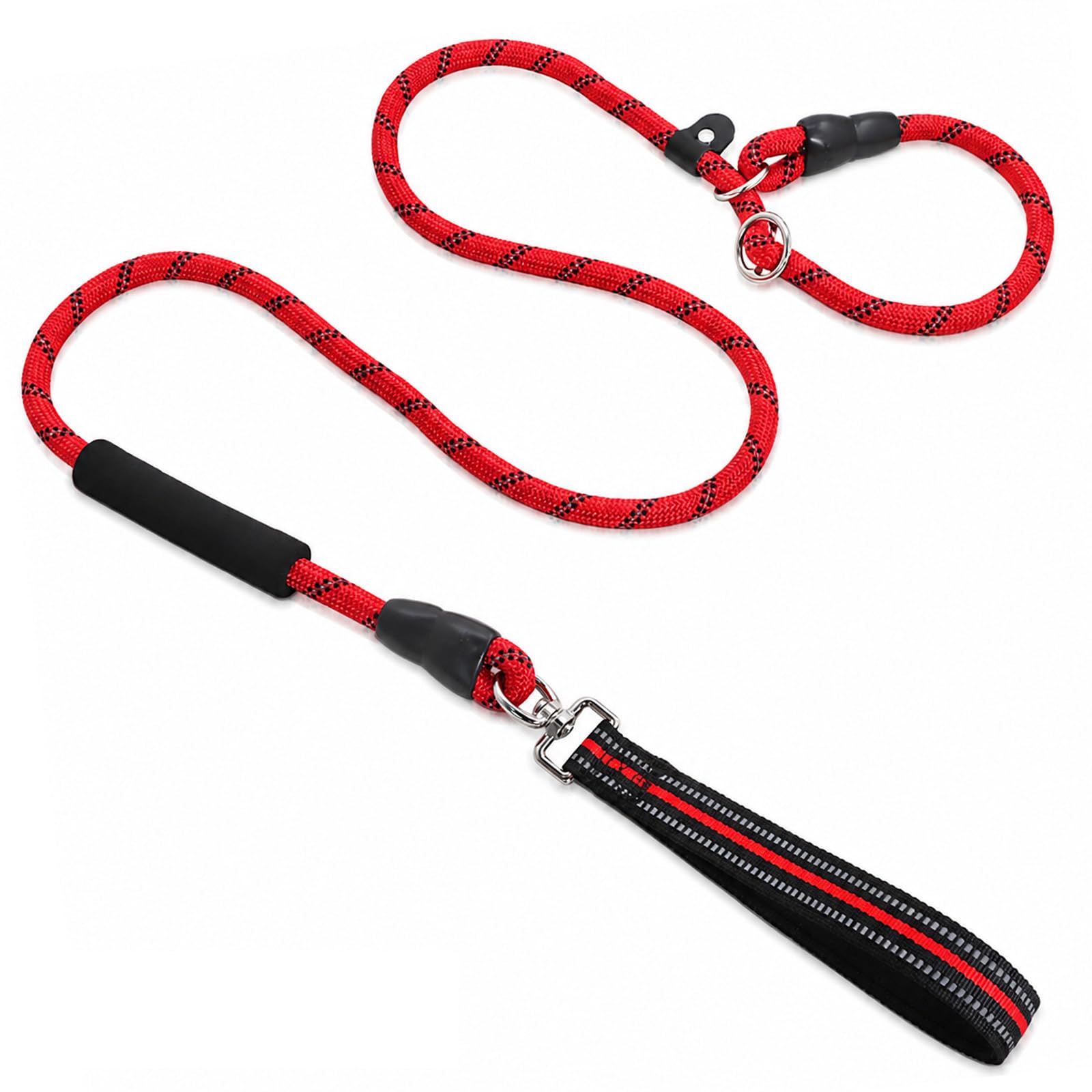 Olcyren Slip Lead for Dogs, Rope Slip Lead, Anti-Pull Training Dog Lead