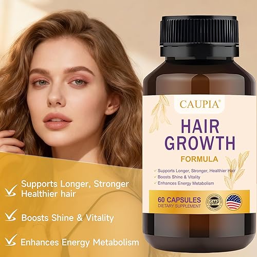 Miniatura 2 de Cápsulas de suplemento energético capilar para el crecimiento del cabello, suplemento de apoyo para el cabello y el cuero cabelludo, 60 cápsulas