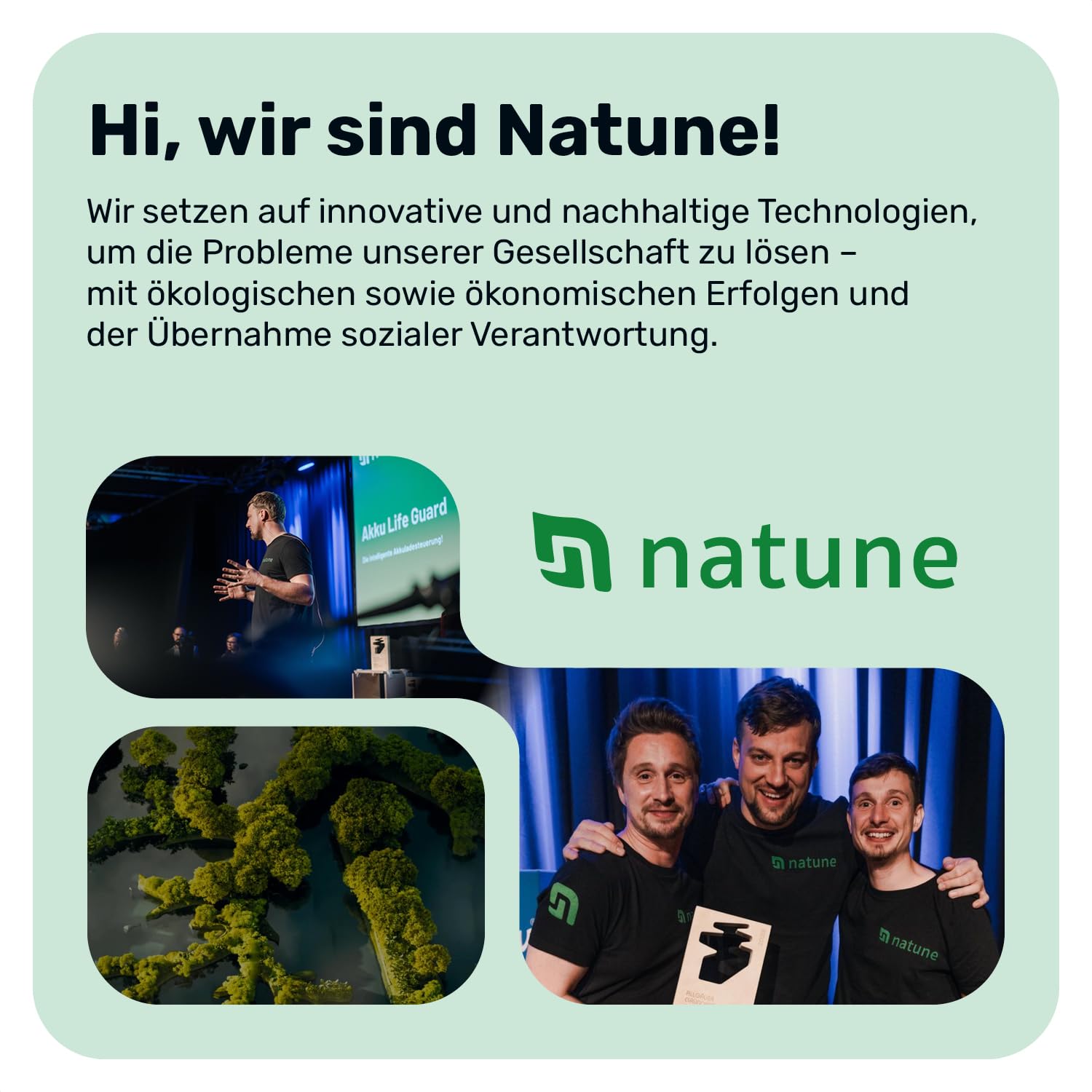 Natune Adattatore di protezione batteria Akku Life Guard | Adattatore di ricarica intelligente con arresto automatico e 3 modalità per prolungare la durata della batteria | 0,0 % consumo in standby